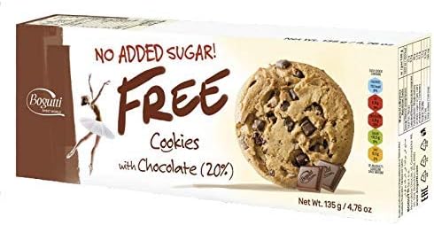 Bogotti Biscuits with 20% Sugar-Free Chocolate 135g