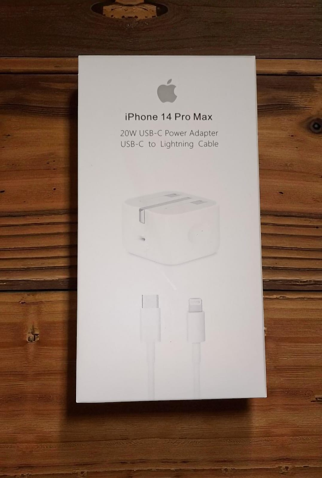 iPhone 14 Pro Max 20W USB-C Power Adapter and a USB-C to Lightning Cable  iPhone 14 Pro Max