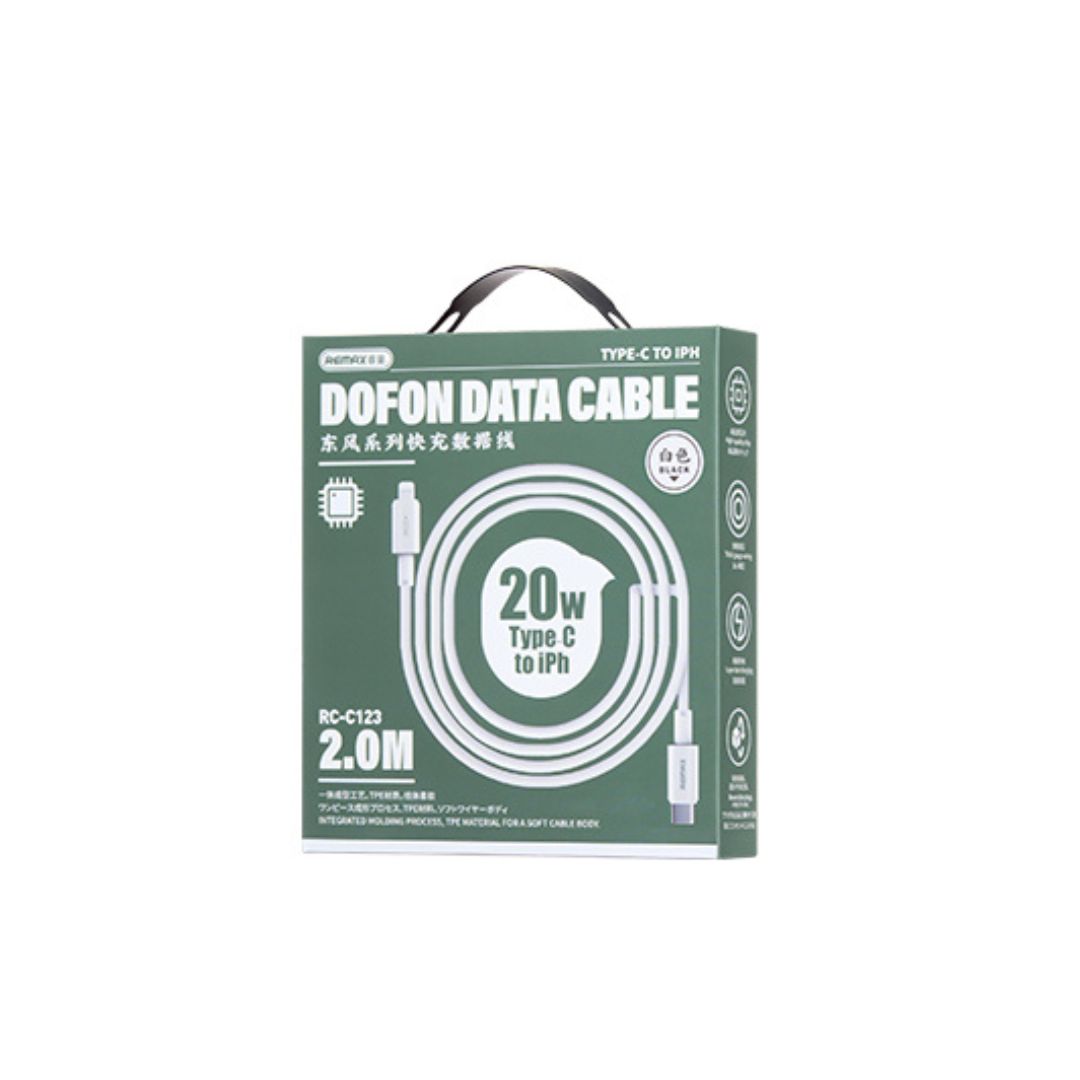REMAX Dofon Series RC-C123 20W Type-C to Lightning Fast Charging Data Cable