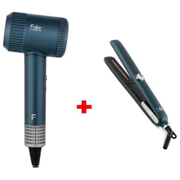 Fakir SAPPHIRE LUXE - Hair Dryer+Fakir SAPPHIRE LUXE STEAM - Hair Straightener Gift