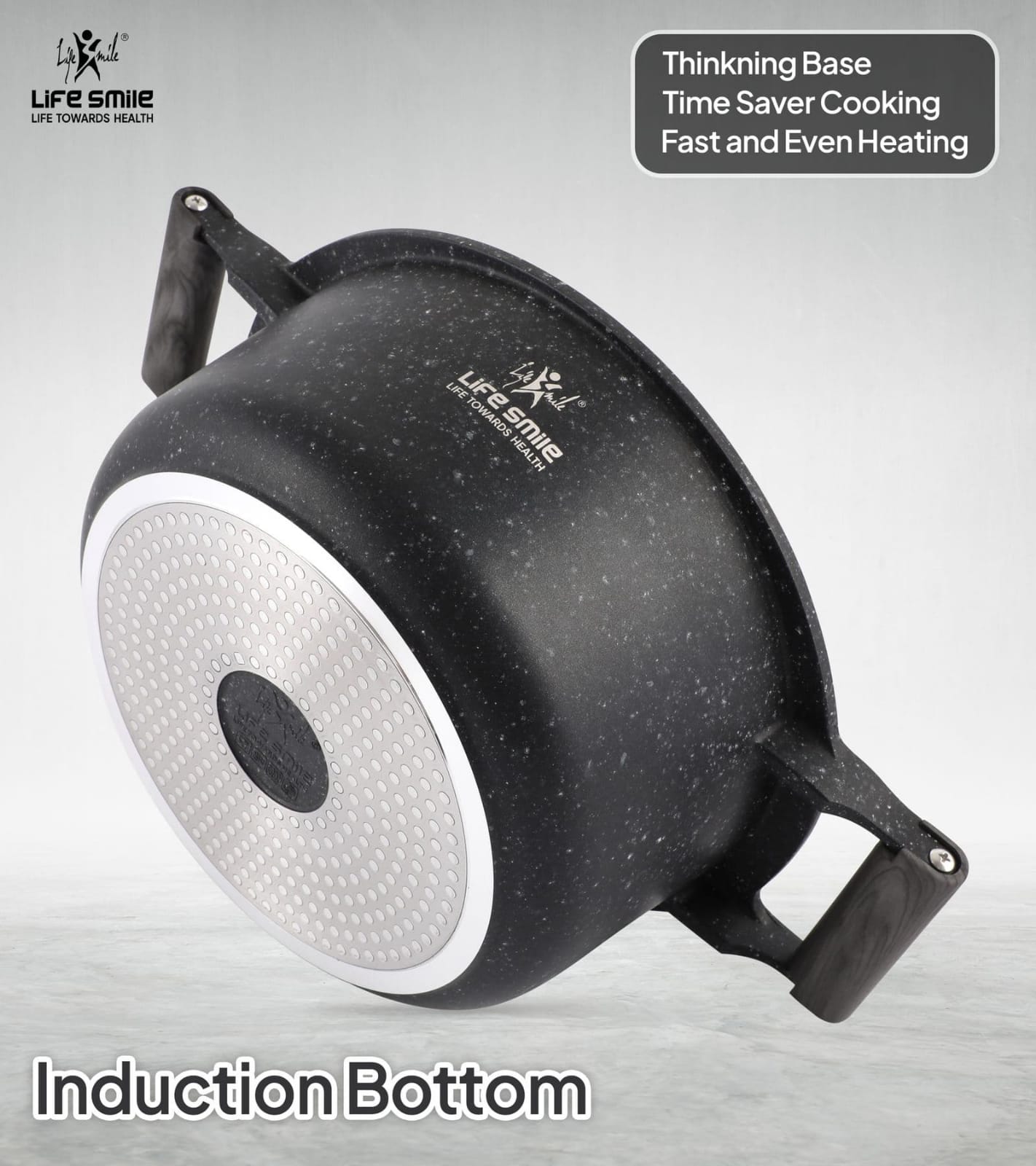 8 Pcs Kitchen Cooking Set with Titanium Coating Induction Bottom