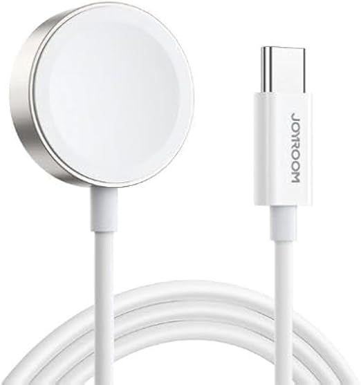 Joyroom 1.2m Type-C to IP68 Magnetic Charging Cable for Smart Watch - White - S-IW004