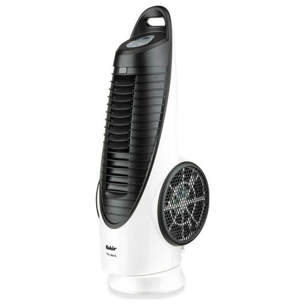 Fakir TVL 90 S Tower Type Fan with Temperature Display, Silent Control Panel+Fakir WK1000 - Kettle Gift