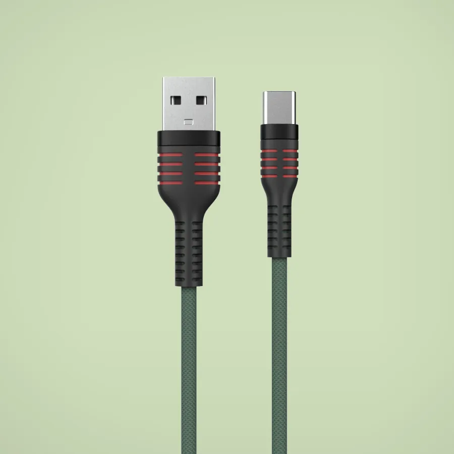 Mikia Usb To Type-C Cable 2.4a 1m Quick Charging & Data Cable 1-Meter