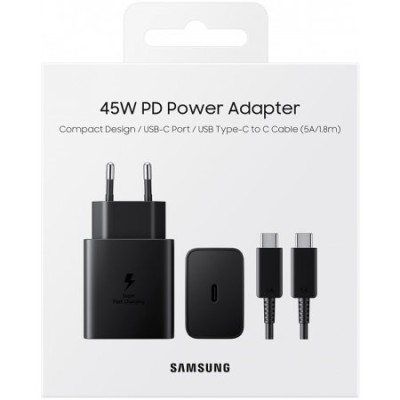45W Power Adapter with Cable USB Type-C to C