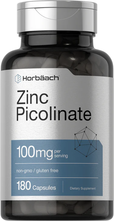 Zinc Picolinate 100mg - 180 Capsules