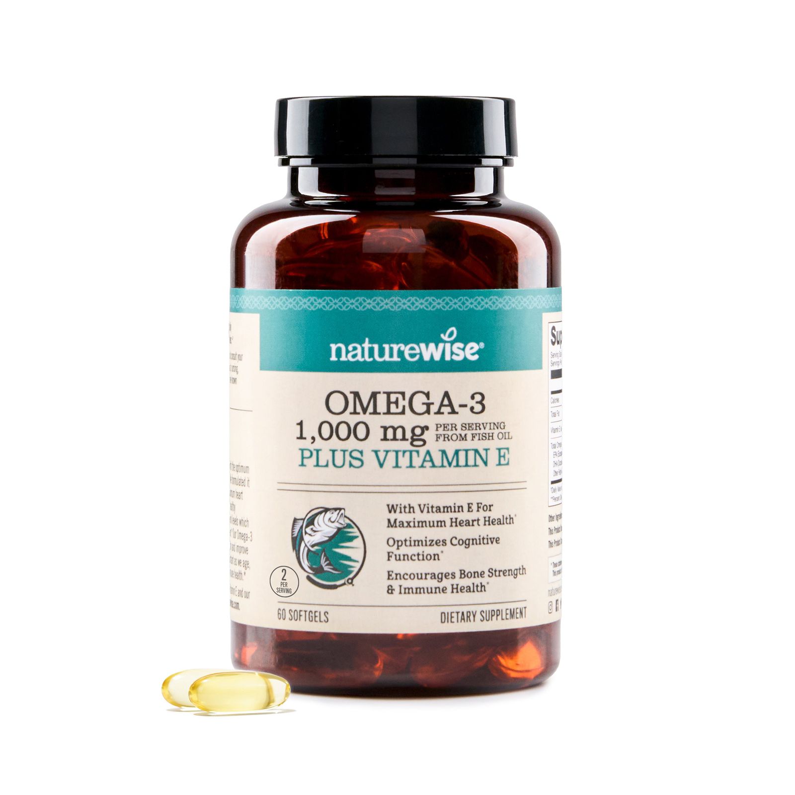 Omega-3 Fish Oil Supplement - 1000 mg per serving