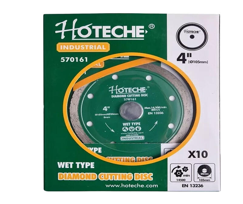 Hoteche Diamond Cutting Disc Wet Type 105x20x8mm 1 Each 570161 color option