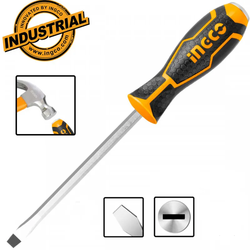Slotted Go-Through Screwdriver 8*300mm color option