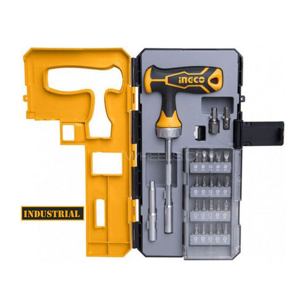 25 Pcs T-handle wrench screwdriver set