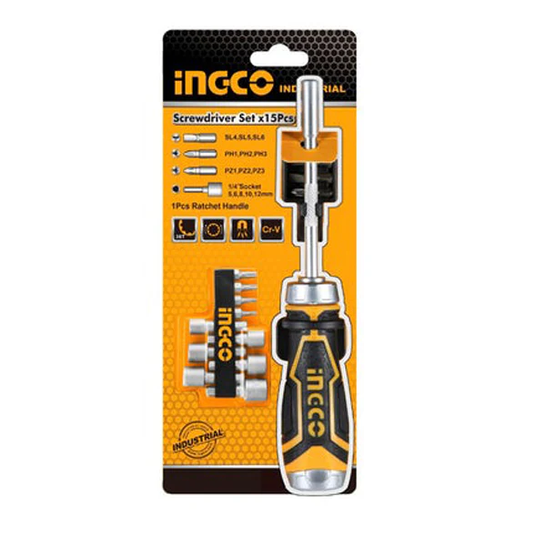 15 IN 1 Ratchet Screwdriver set