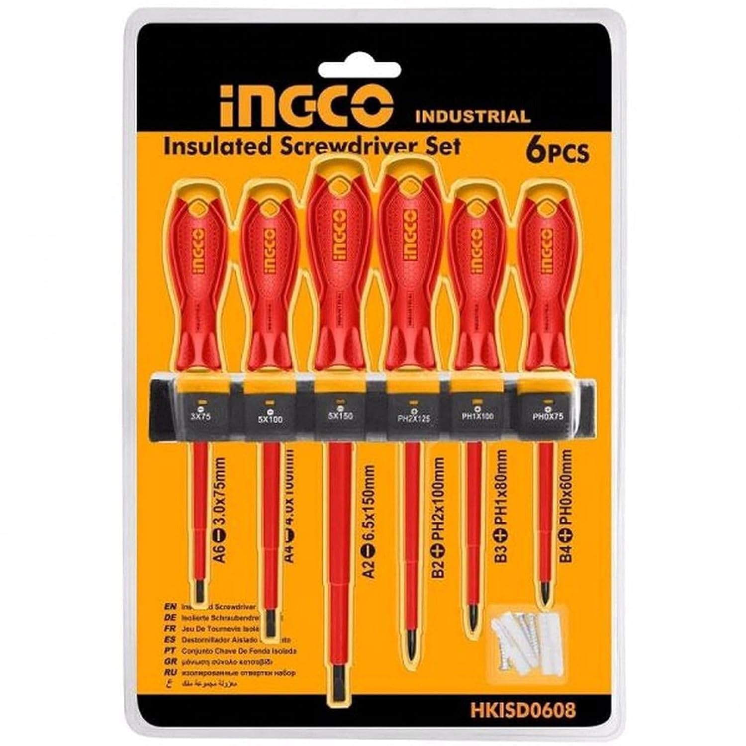 6 PCS Insulated Screwdriver Set