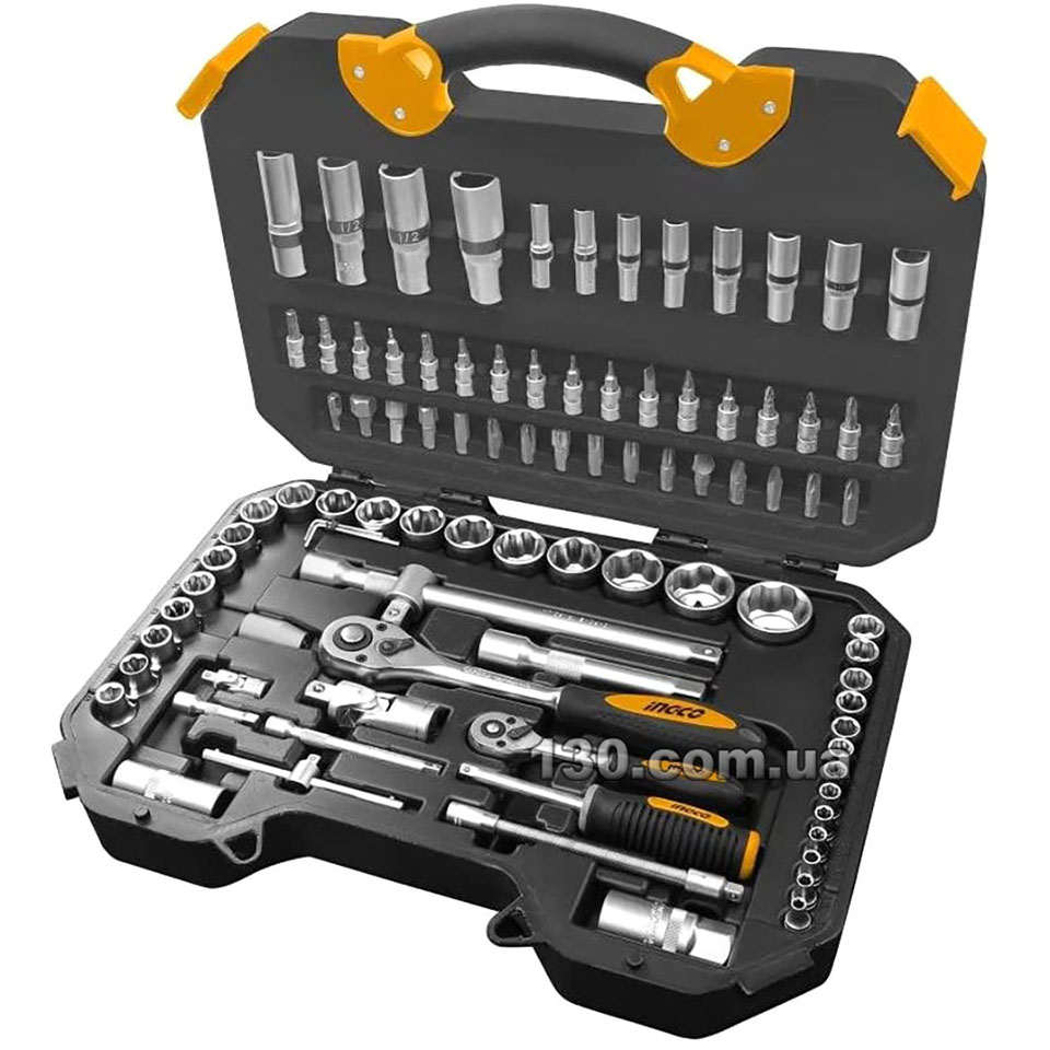 94PCS 1/4+1/2 Socket set