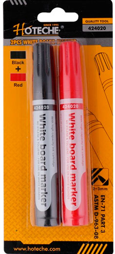 قەلەمی تەختەی سپی -2 دانە