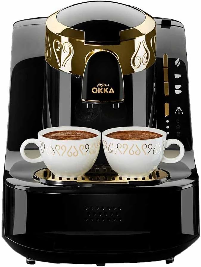 Arzum Okka - Turkish Coffee Maker 950ml - Black/Gold - OK008