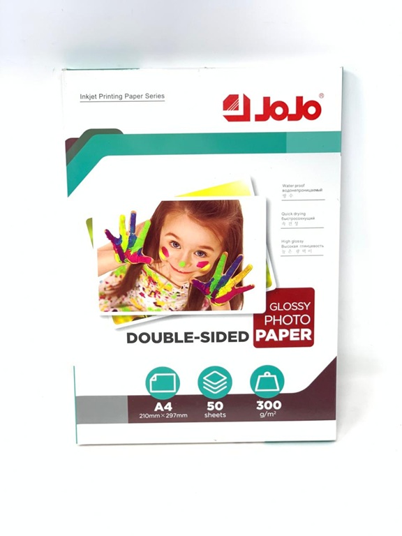 کاغەزی وێنەی 300gsm، 50 وەرەقە، A4، دوو لایەنە