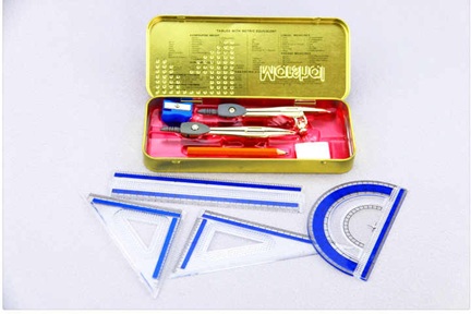 Marshal Math Set ,9 Pcs Geometry Sets ,Mathematics Set