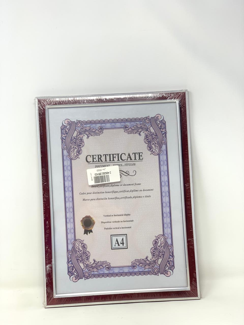 چوارچێوەی وێنە قەبارەی A4 color option