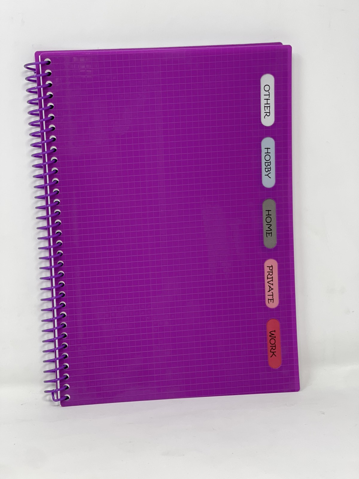 A4 Plastic NoteBook English