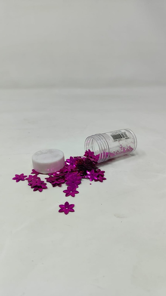 Glitter Flower Sequins handmade crafts color option