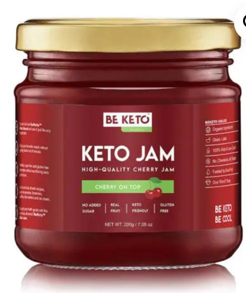 Keto Jam Cherry on top 200g