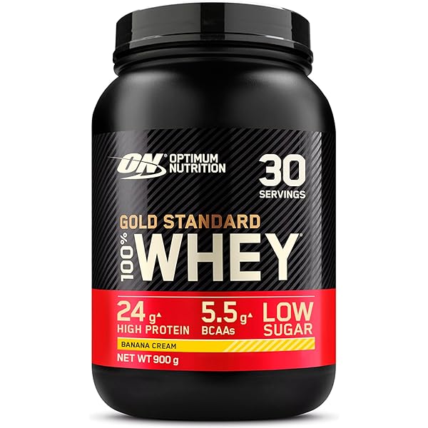 Optimum Nutrition Gold Standard 100% Whey Protein Powder, Banana Cream, 2.27 kg