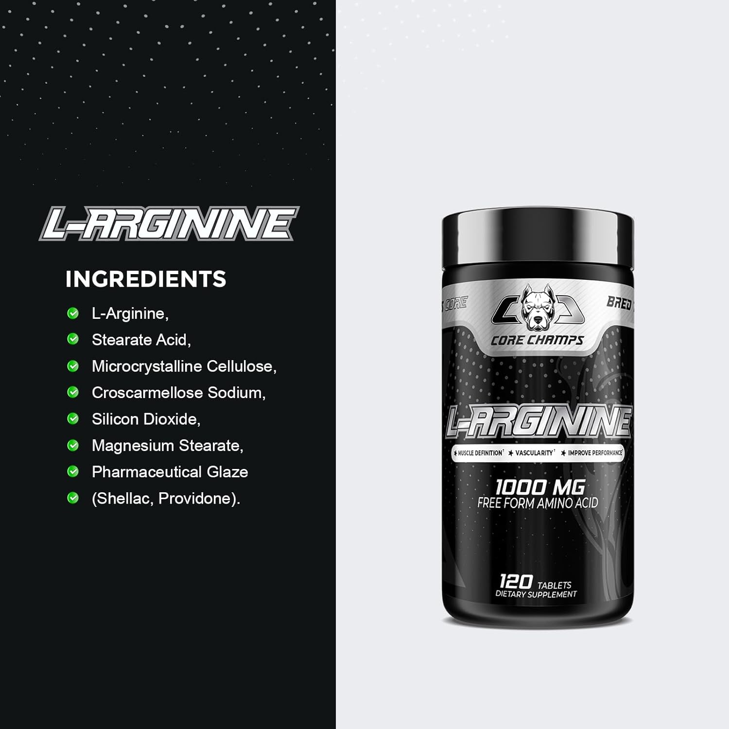 L-ARGININE 1000MG core champs