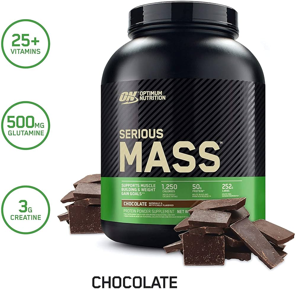 Serious Mass Protein Powder Supplement chocolate -5.44kg