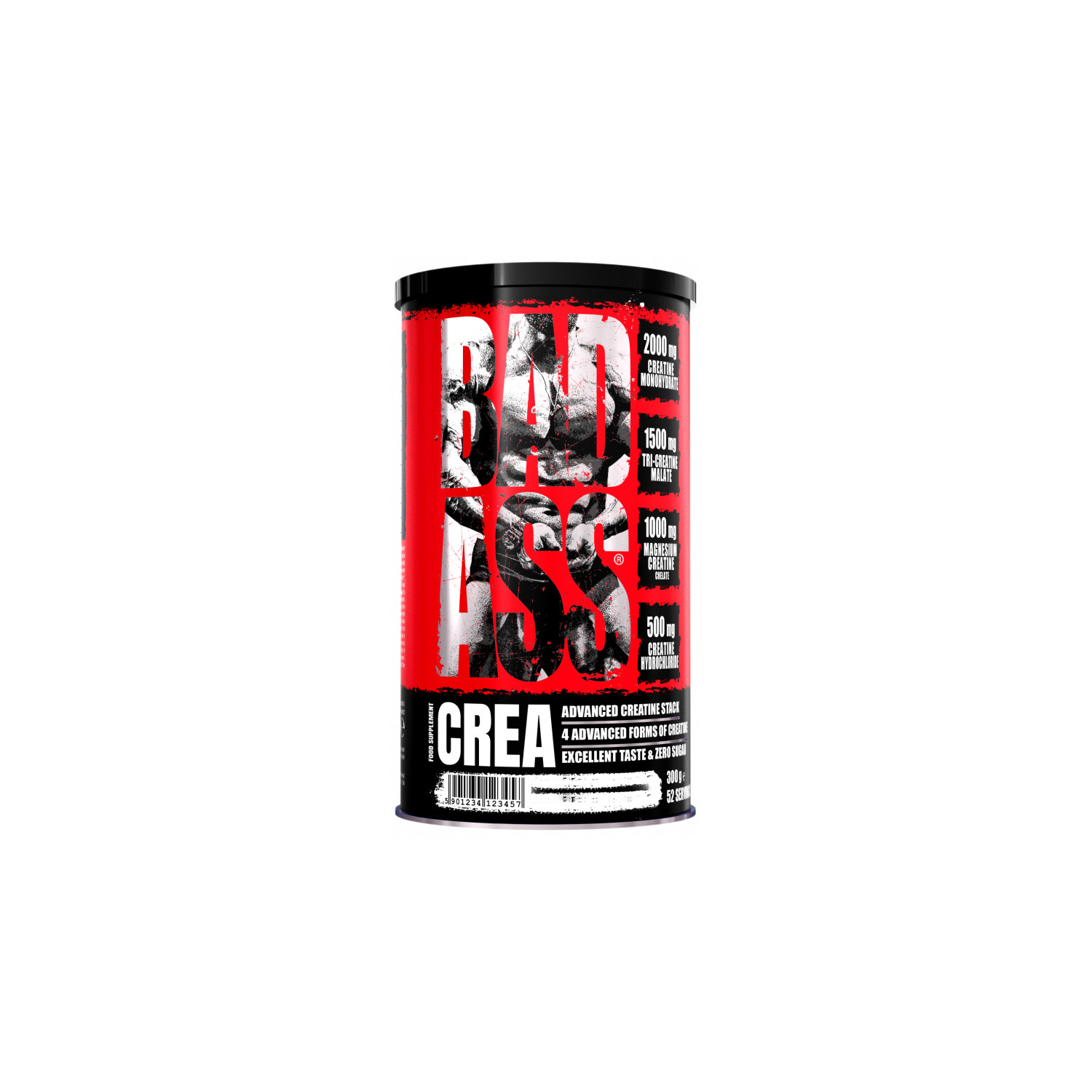 badass creatine 300g flavour exotic