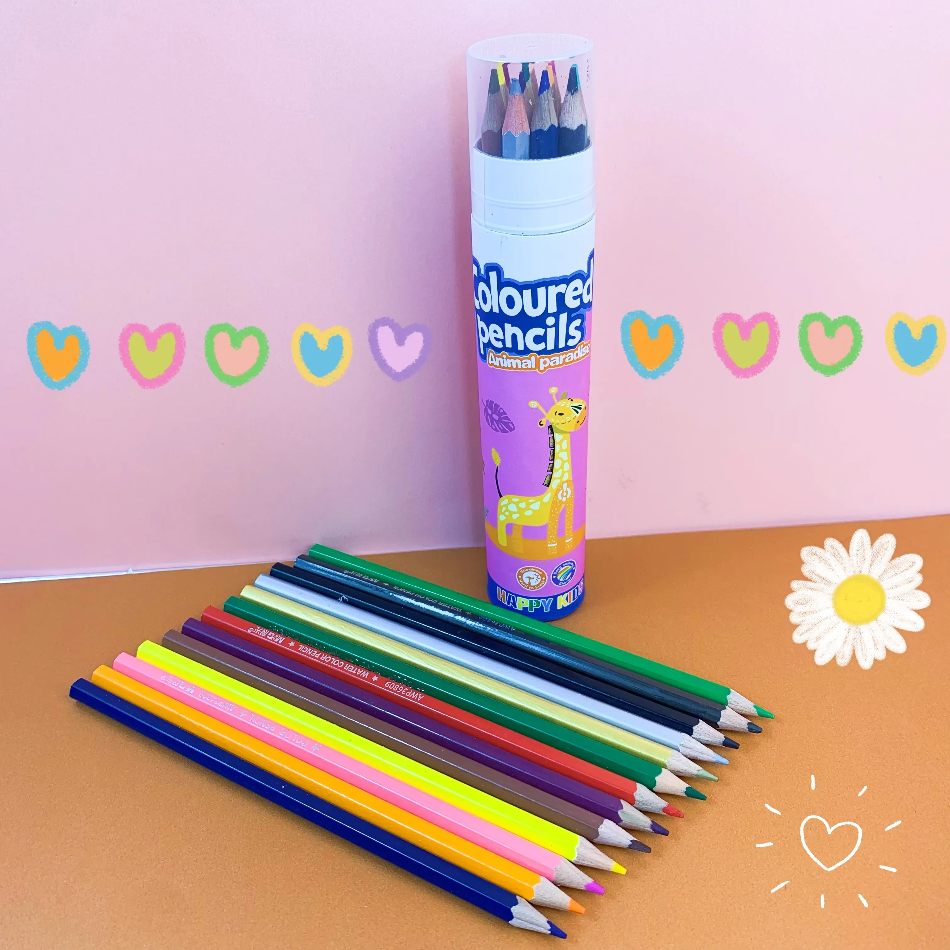 12 قلم رصاص ملون