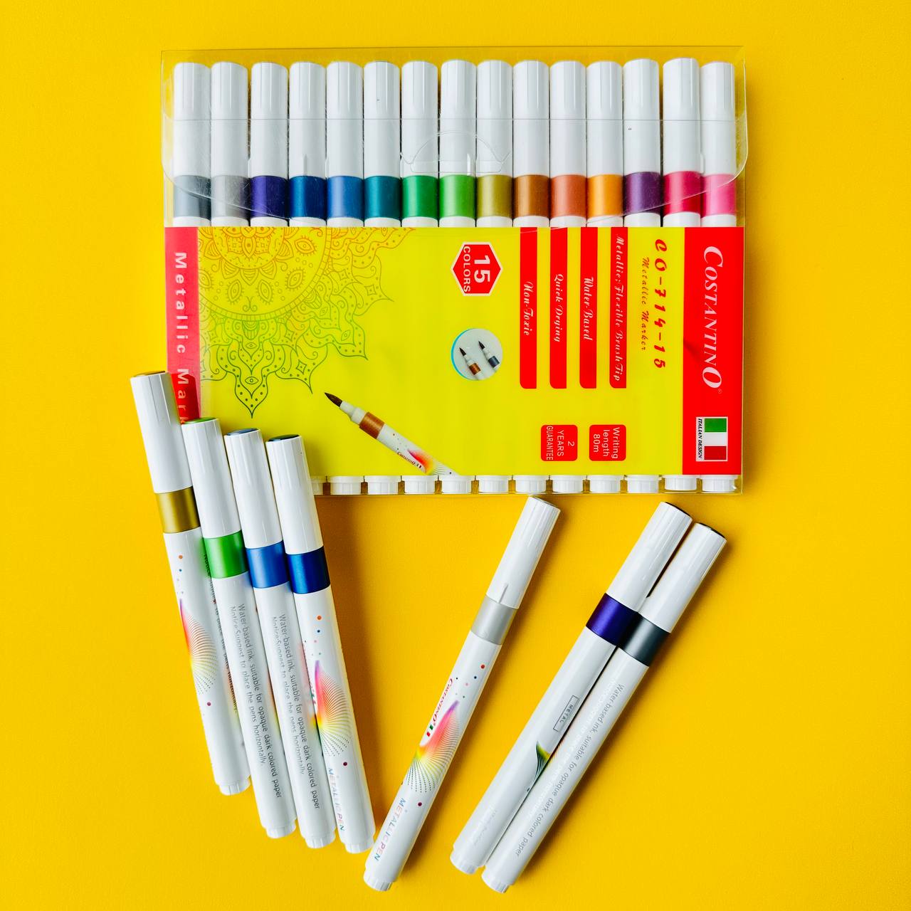 COSTANTINO Metallic Markers 15 colors
