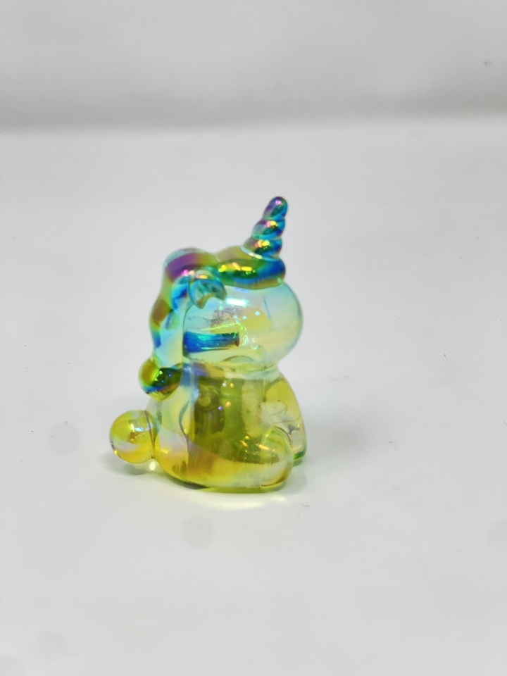 Manual sharpener, 1 hole, 40*55 mm, plastic, Unicorn color option