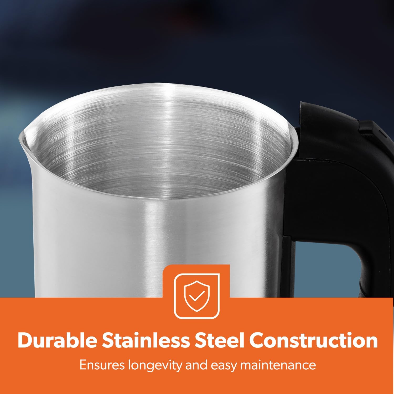 غلاية شاحنة من الفولاذ المقاوم للصدأ من جيباس بسعة 0.5 لتر GK38047