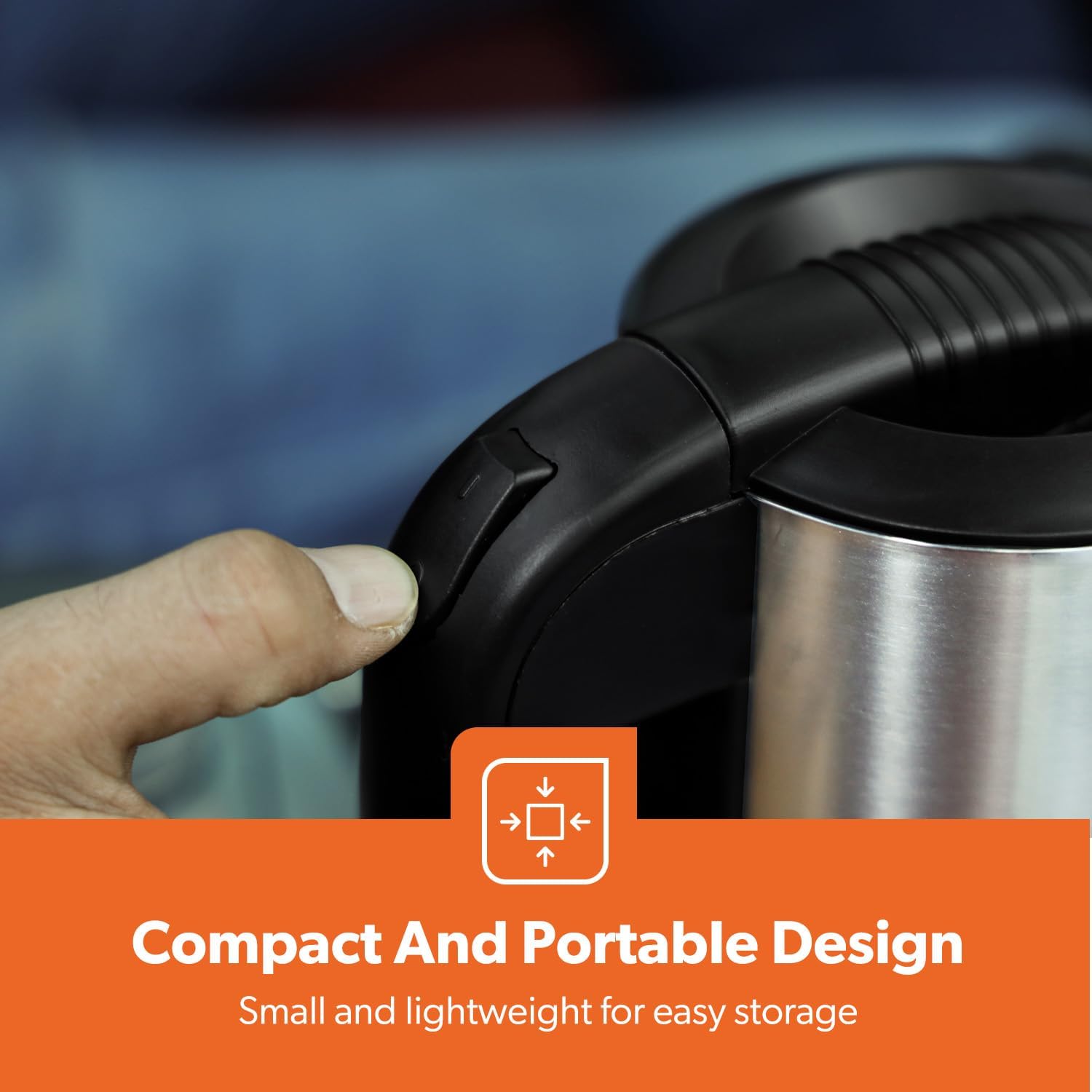 غلاية شاحنة من الفولاذ المقاوم للصدأ من جيباس بسعة 0.5 لتر GK38047