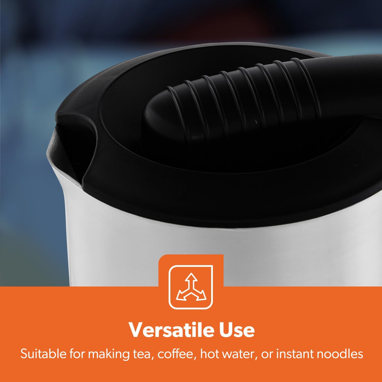 غلاية شاحنة من الفولاذ المقاوم للصدأ من جيباس بسعة 0.5 لتر GK38047