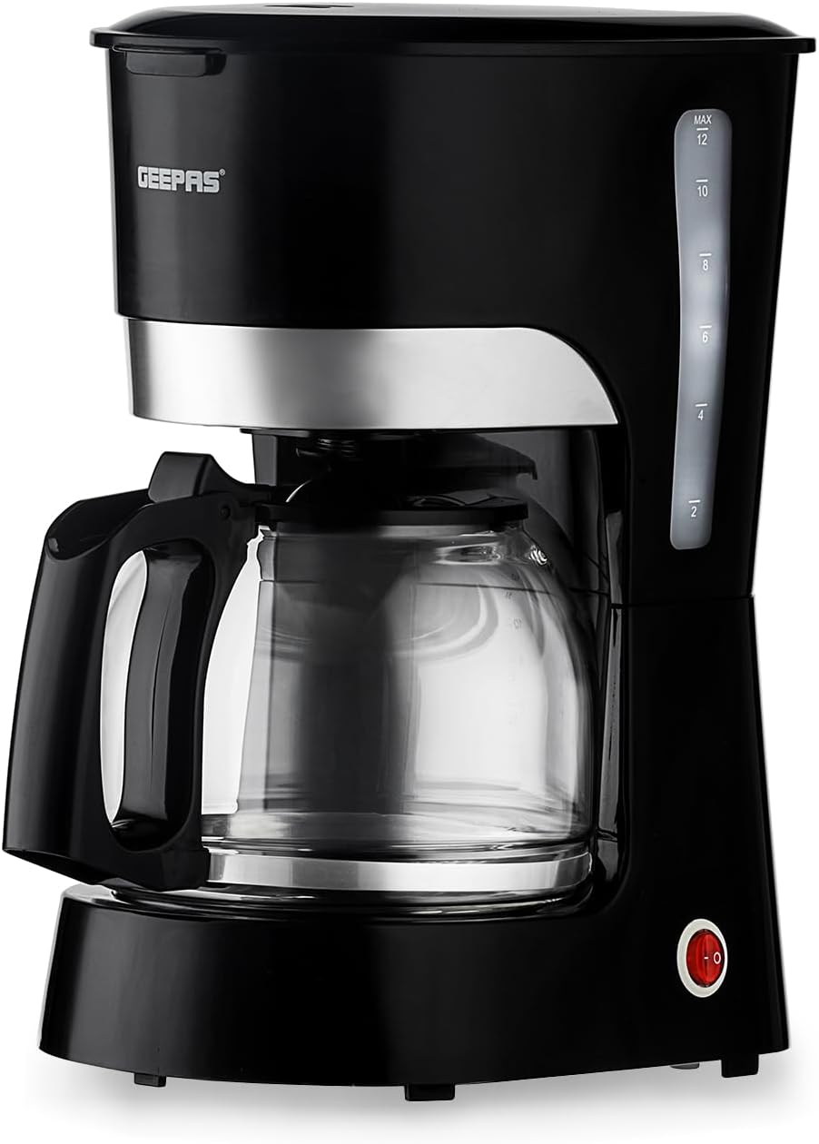 Geepas-Coffee Maker, 1.5L Filter Coffee Machine