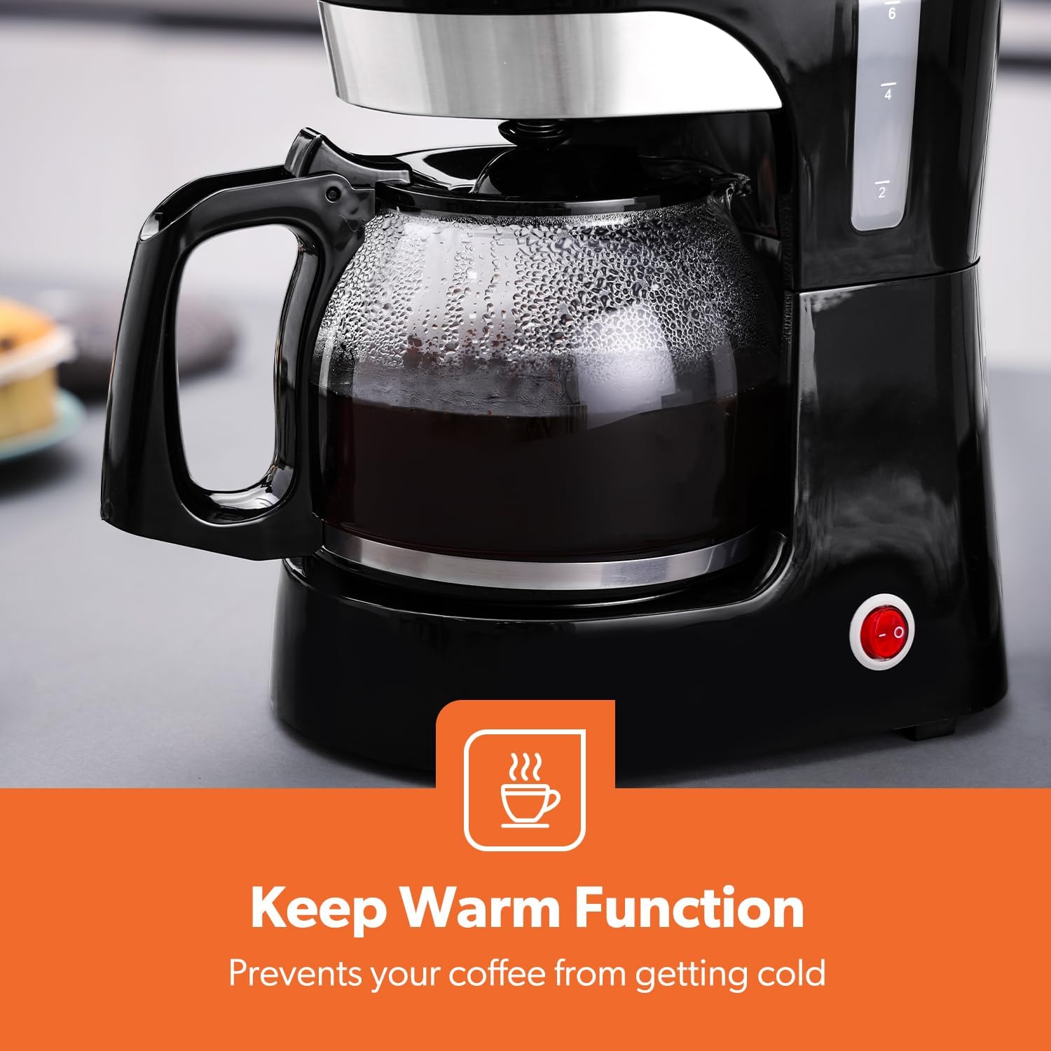 Geepas-Coffee Maker, 1.5L Filter Coffee Machine