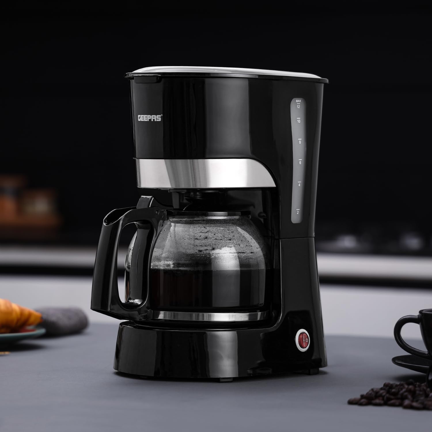Geepas-Coffee Maker, 1.5L Filter Coffee Machine