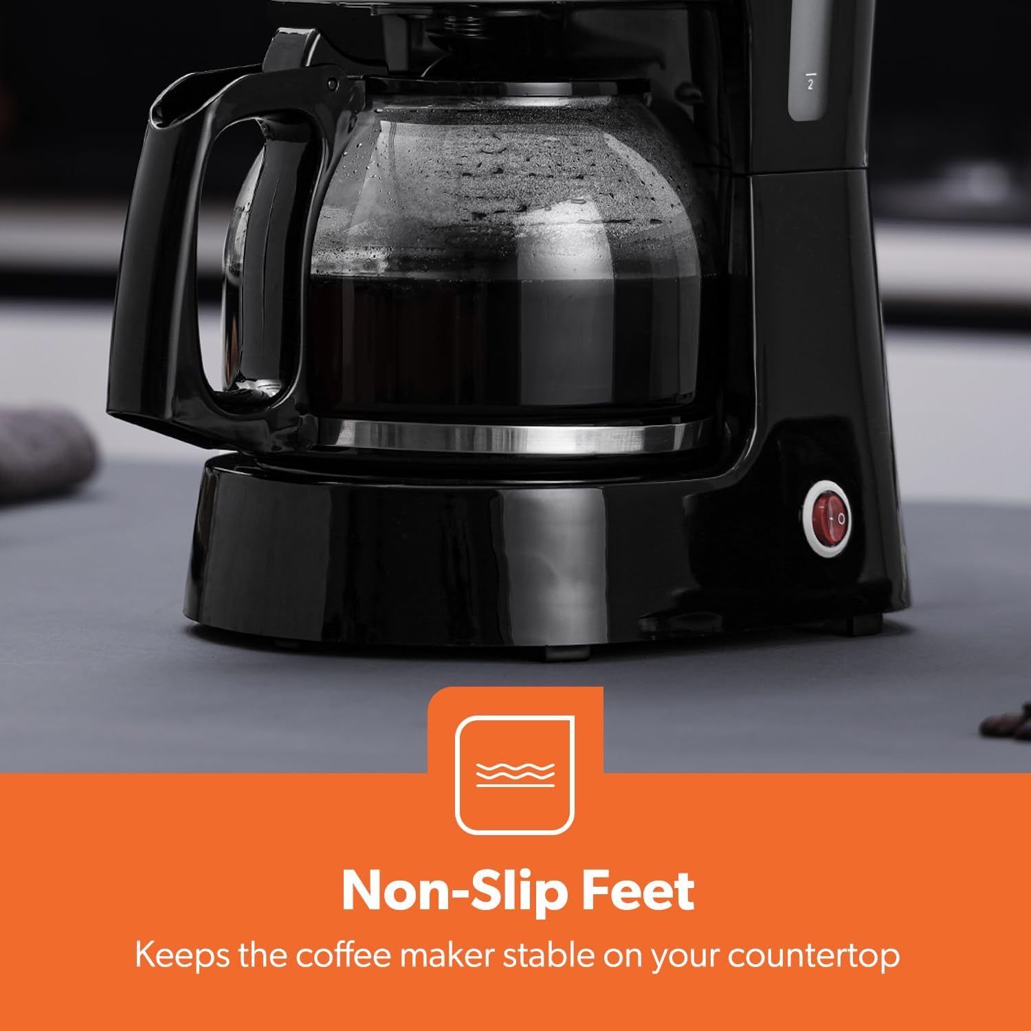 Geepas-Coffee Maker, 1.5L Filter Coffee Machine