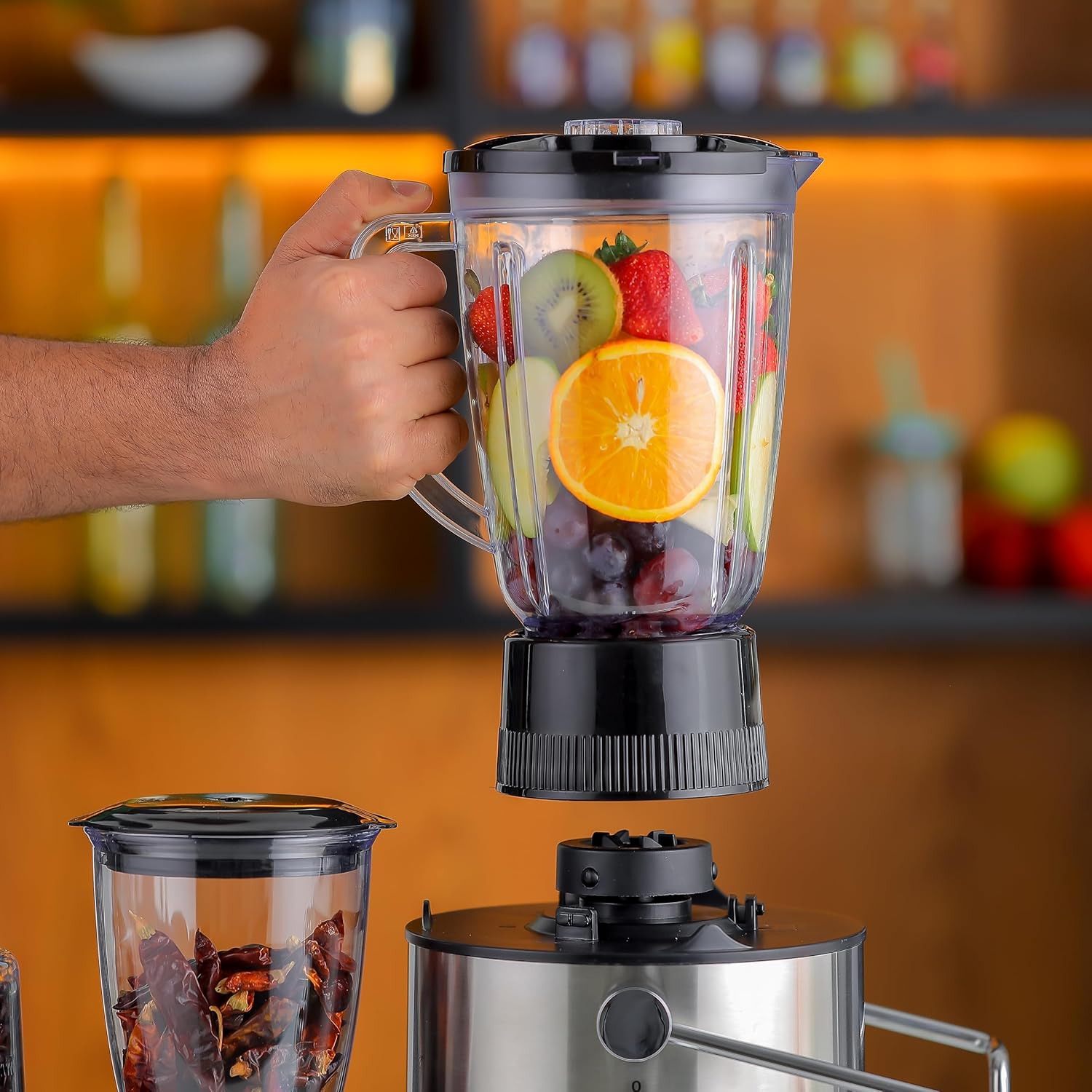 GEEPAS 4-in-1 بڵەندەر و دروستکردنی شەربەت GSB44016