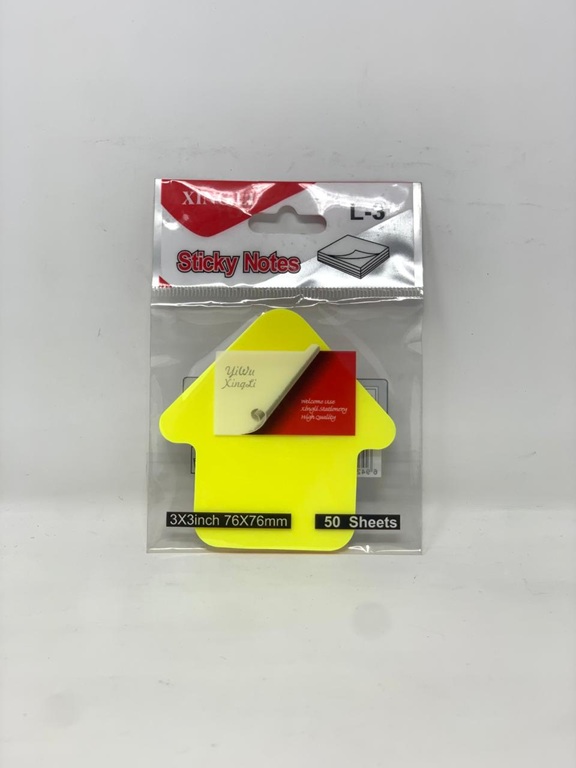 Notes, sticky, 76mmx76mm, 50pcs
