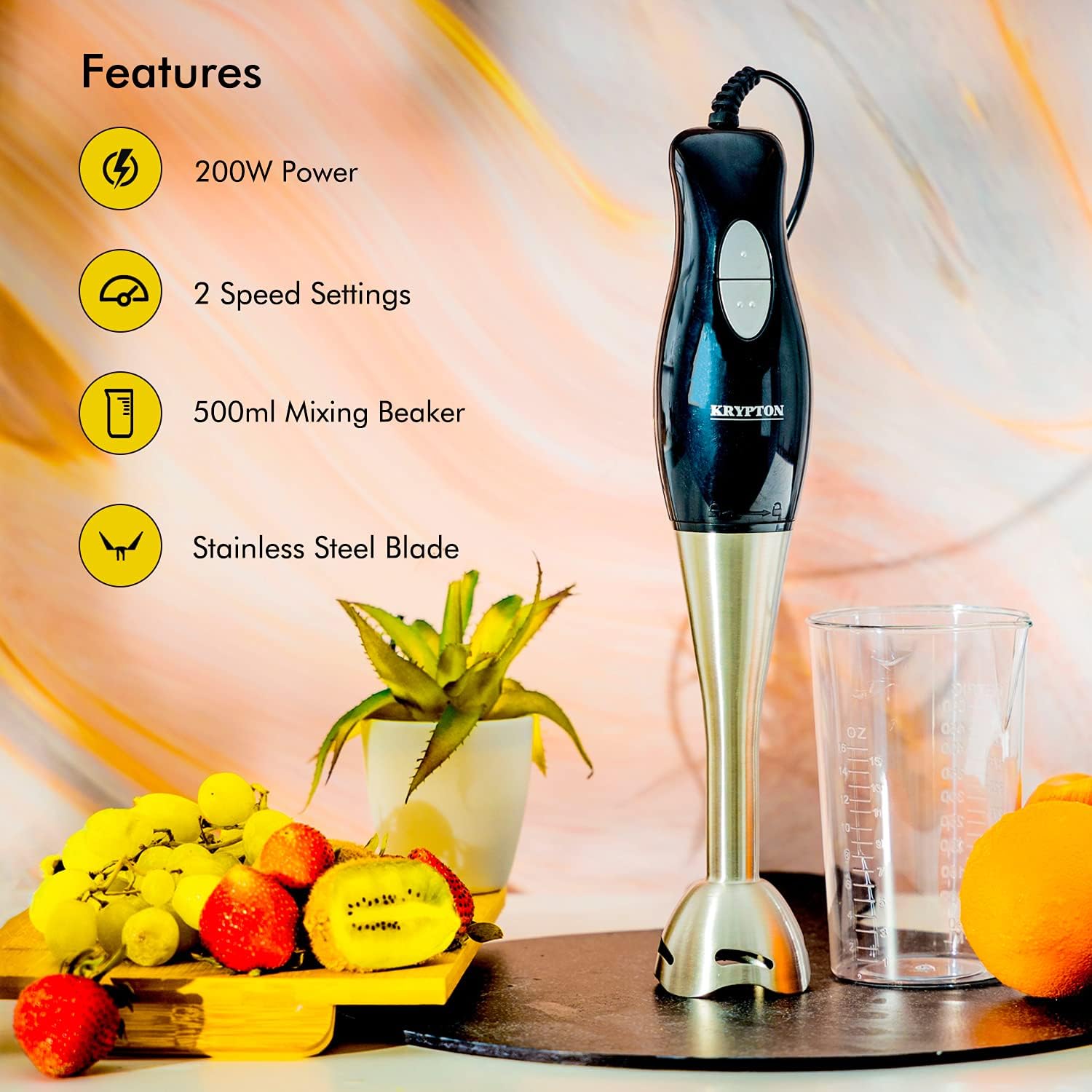 میکسەری دەستی بەهێزی 200W لە کرپتۆن