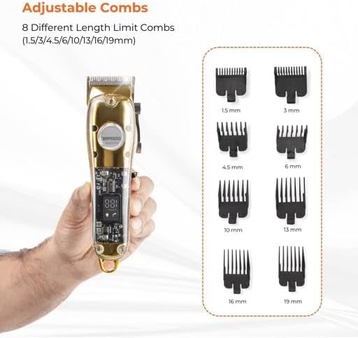 ماكينة حلاقة الشعر الرقمية الاحترافية من جيباس - GTR57504