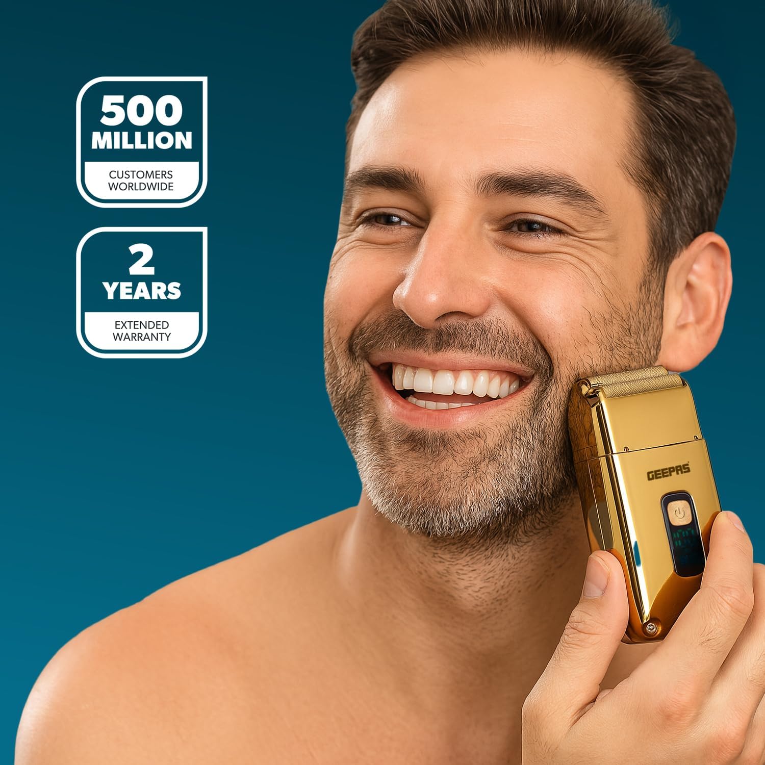 GEEPAS Foil Shaver Electric Razor for Men