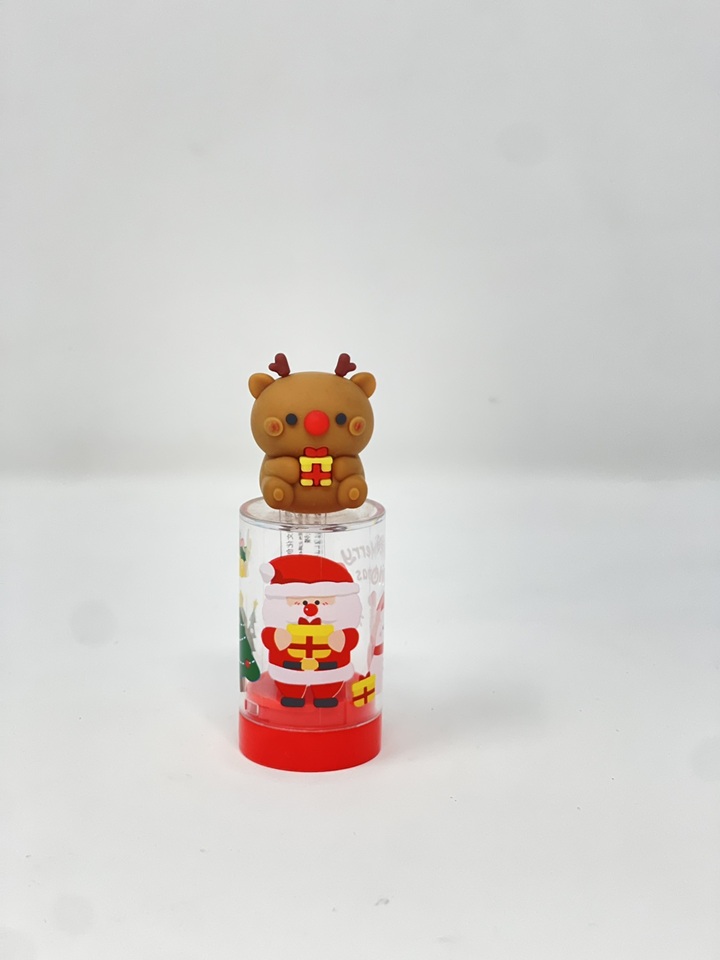 مبراة کریسمس ذات الفتحة الواحدة على شكل رنة