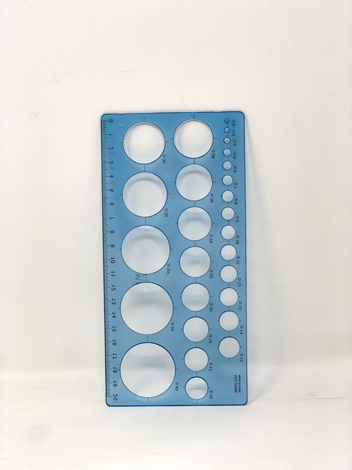 Circular Geometric Measuring Ruler