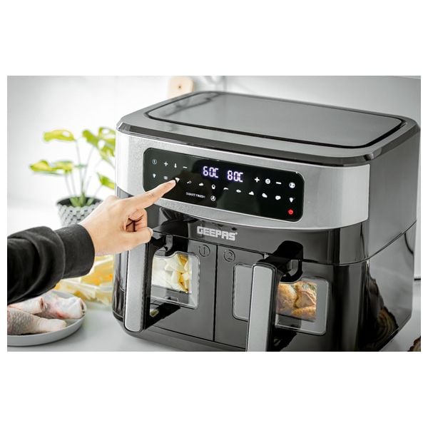 ئایەر فرایەری هەوای دیجیتاڵی جیپاس لەگەڵ سەبەتەی دوو بەشی