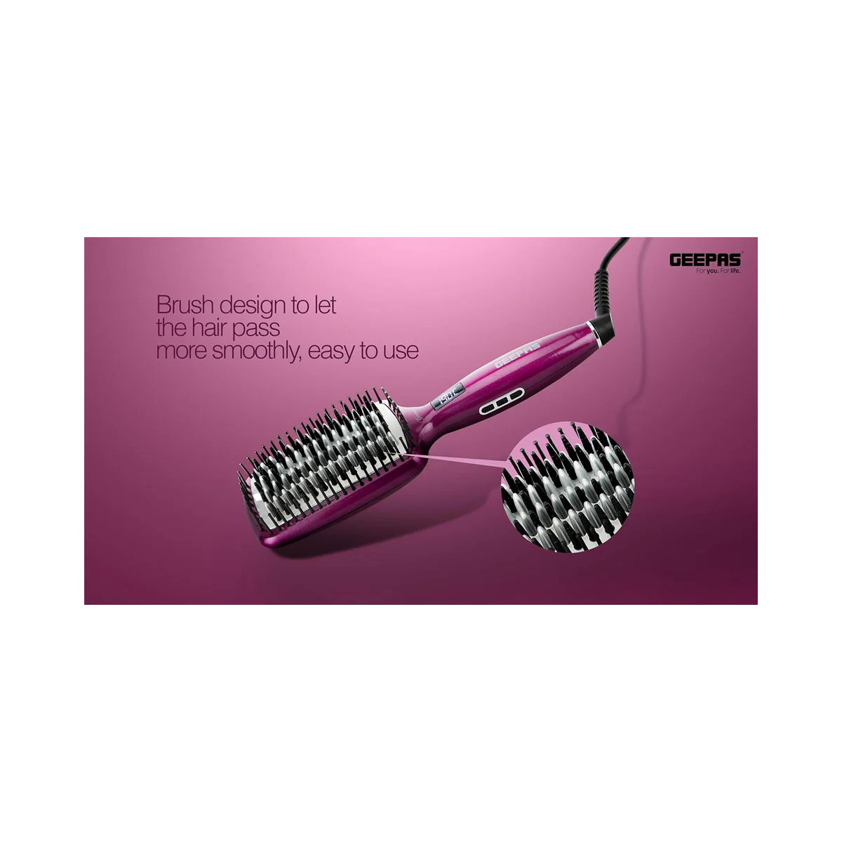 فرشاة شعر سيراميك 50واط  من جیباس