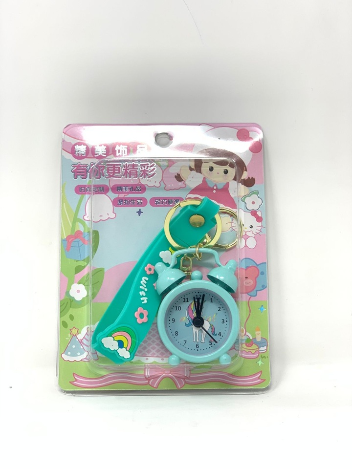 Mini Alarm Clock Keychain for kids