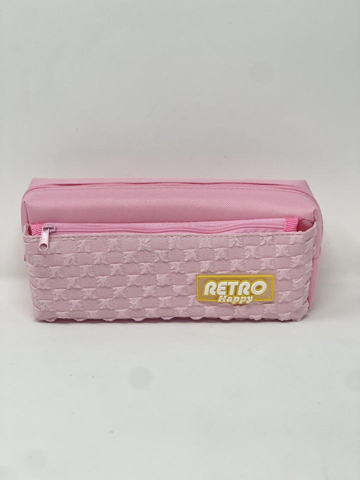 Retro happy Large-Capacity Pencil Case